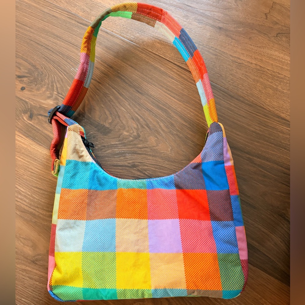 BAGGU Nylon Mini Shoulder-Madras NWT